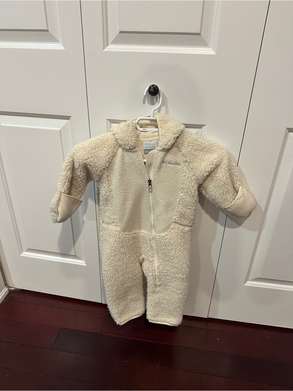 Columbia Baby Cream Sherpa One-Piece Snowsuit